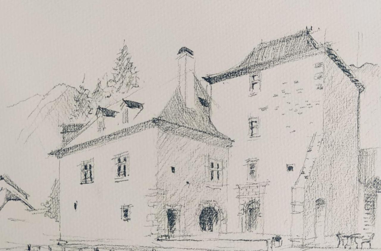 Chateau D'Arance Hotel Restaurant Espace Bien-Etre Cette-Eygun Exteriér fotografie
